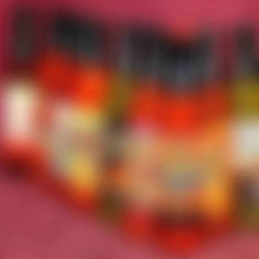 Assortment of different hot sauce brands