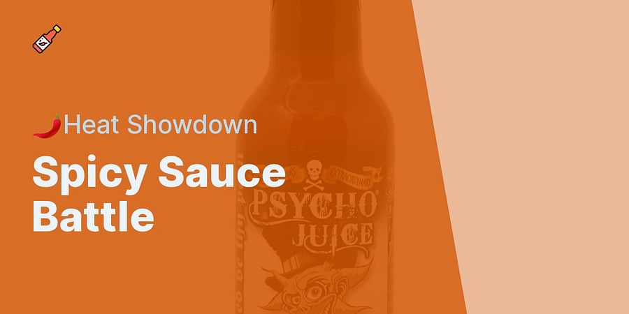 Spicy Sauce Battle - πΆοΈHeat Showdown